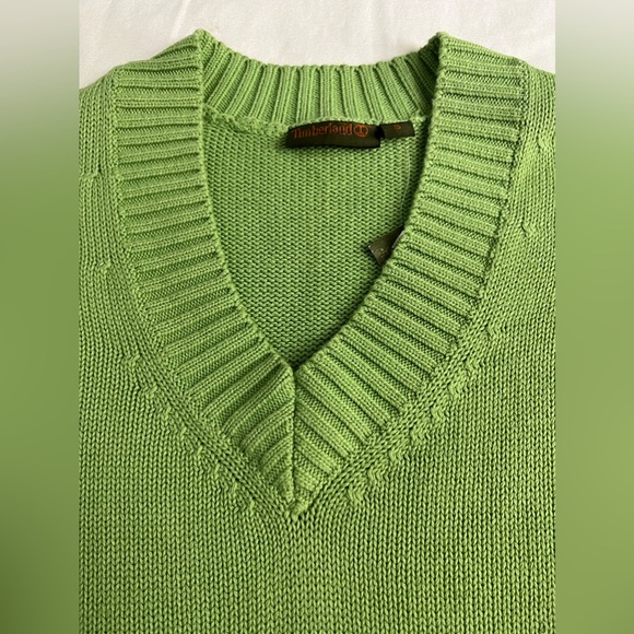 NWT Timberland Fitted V-Neck Sweater - Picture 3 of 6